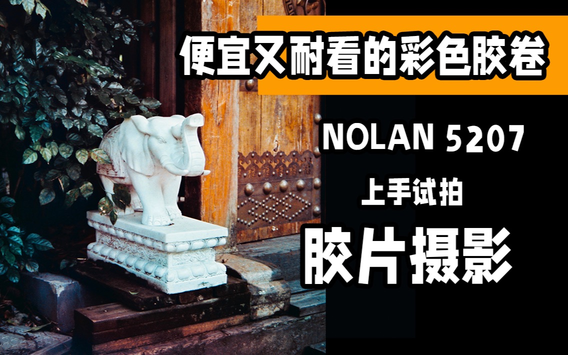 便宜又耐看的彩色胶卷 nolan 5207 胶片摄影哔哩哔哩bilibili