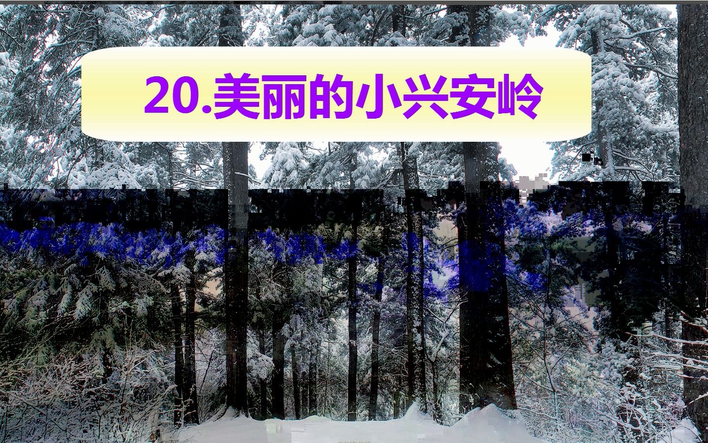 语文三上 生字的笔顺、组词、造句 20.美丽的小兴安岭哔哩哔哩bilibili