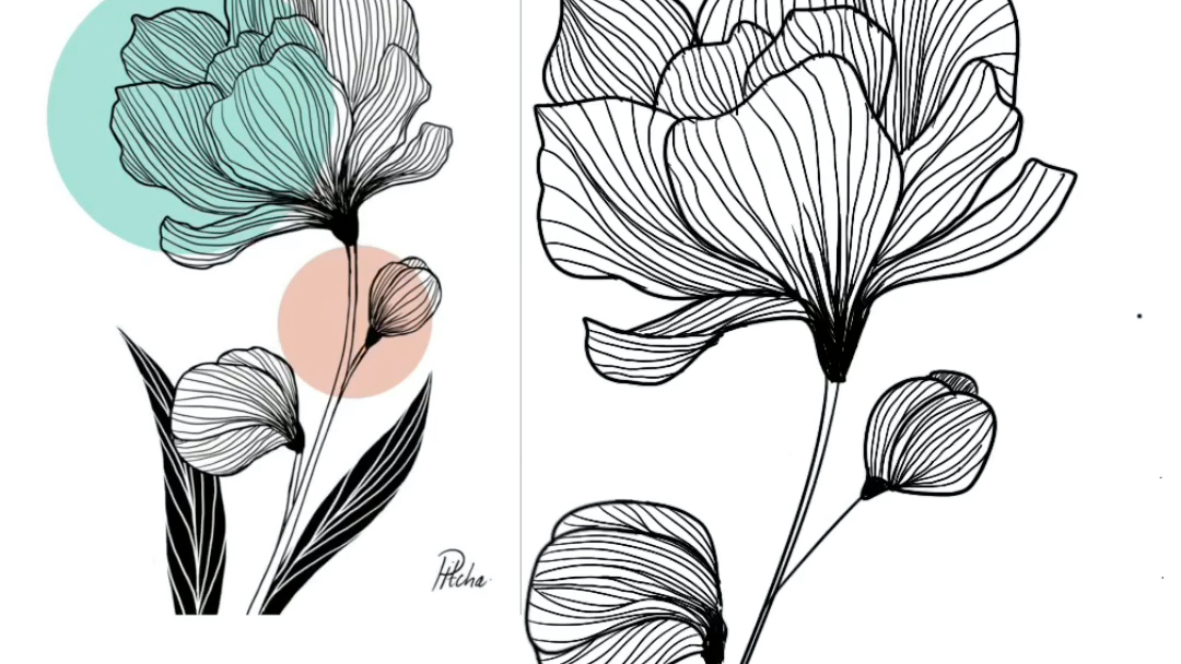 procreate 控笔练习day5 (学着做满印图案)