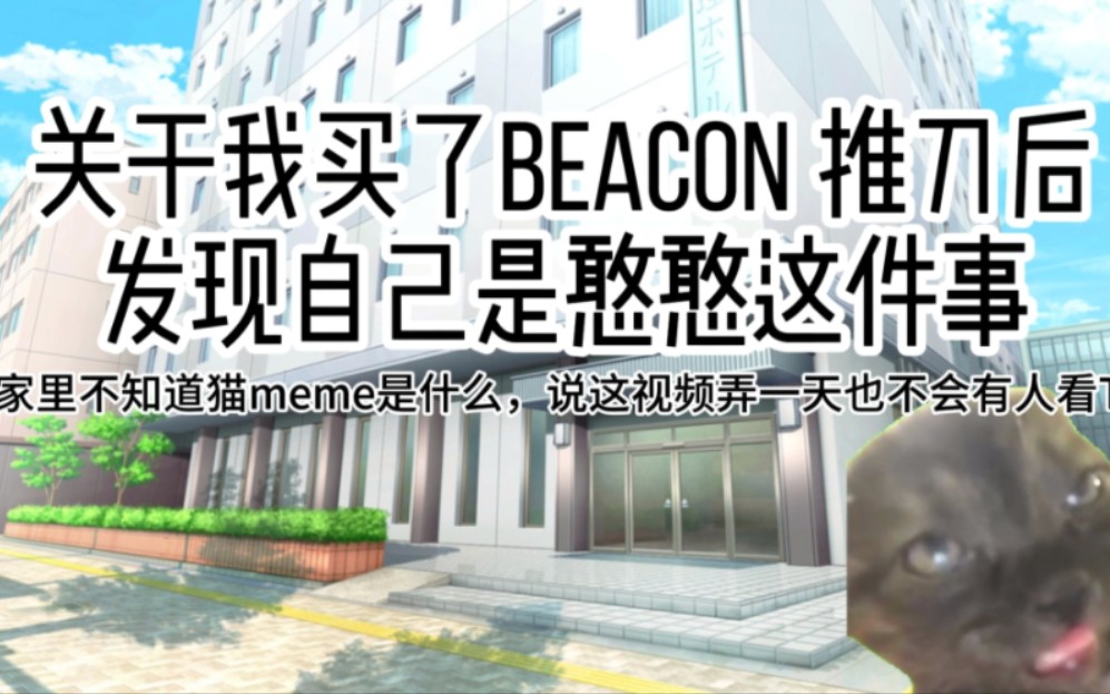 猫meme  关于我买了Beacon 推刀后发现自己是憨憨这件事 (家里人说这个视频绝对不会火)哔哩哔哩bilibili