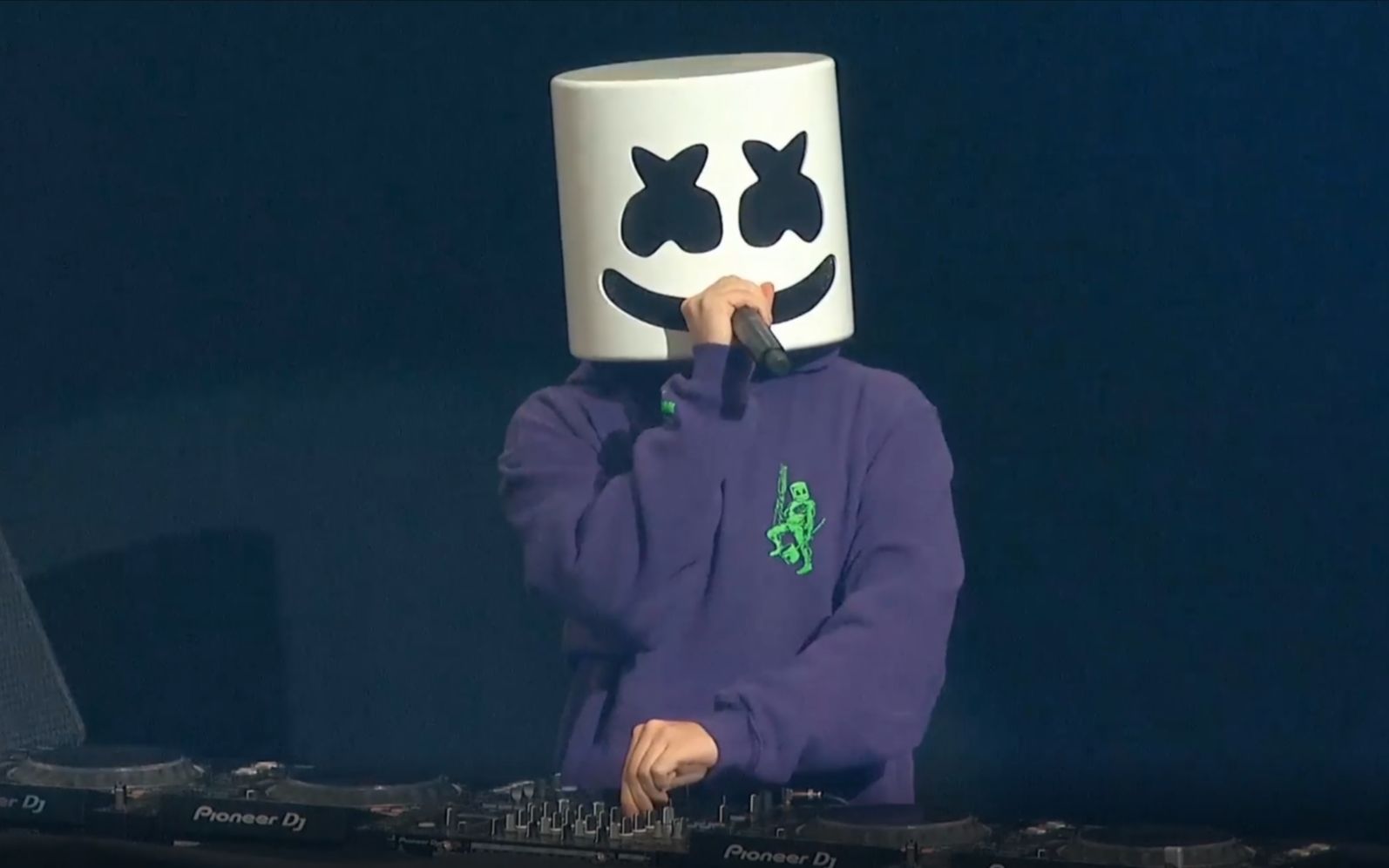 堡垒之夜2019世界杯marshmello棉花糖开幕现场打碟high爆全场