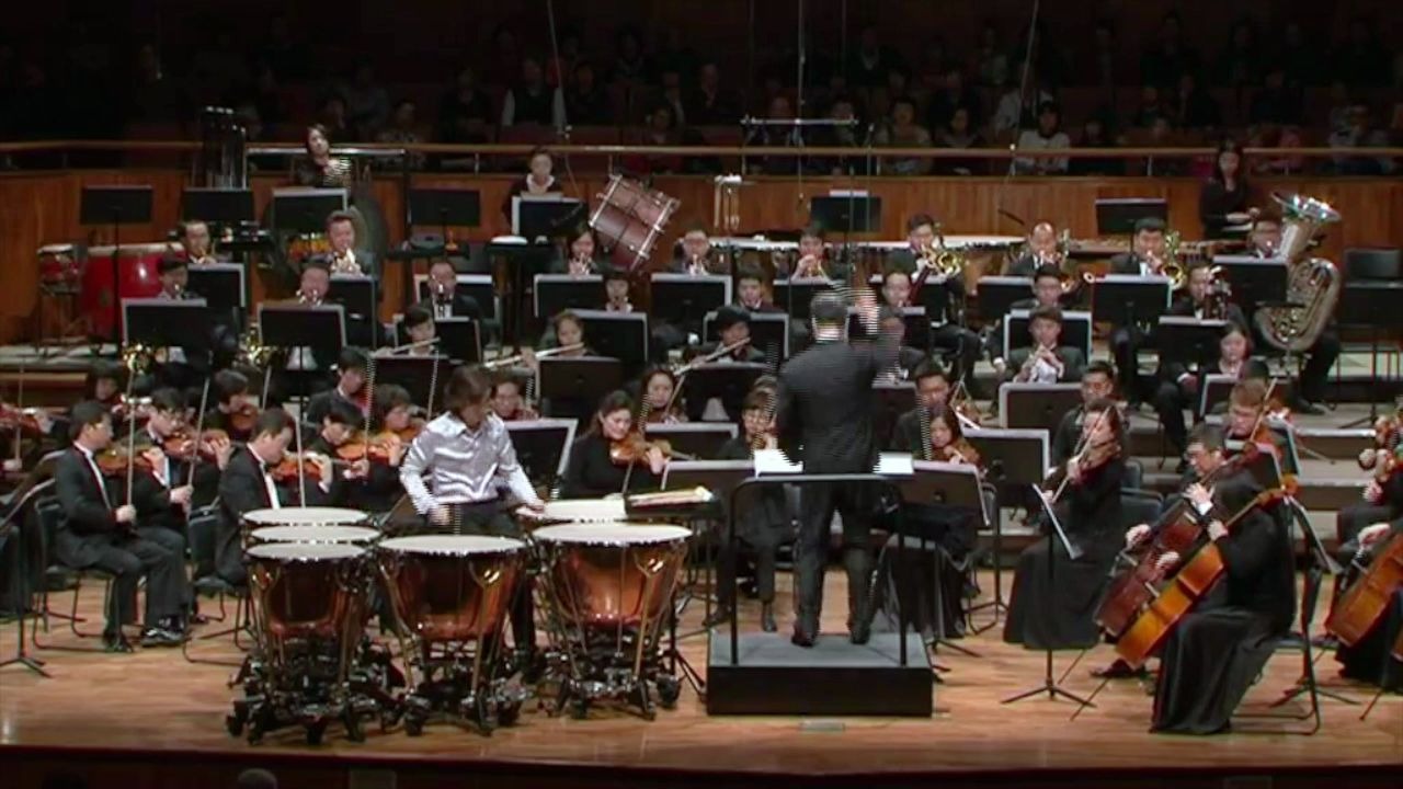 [图]张立德演奏定音鼓协奏曲-raise the roof timpani concerto