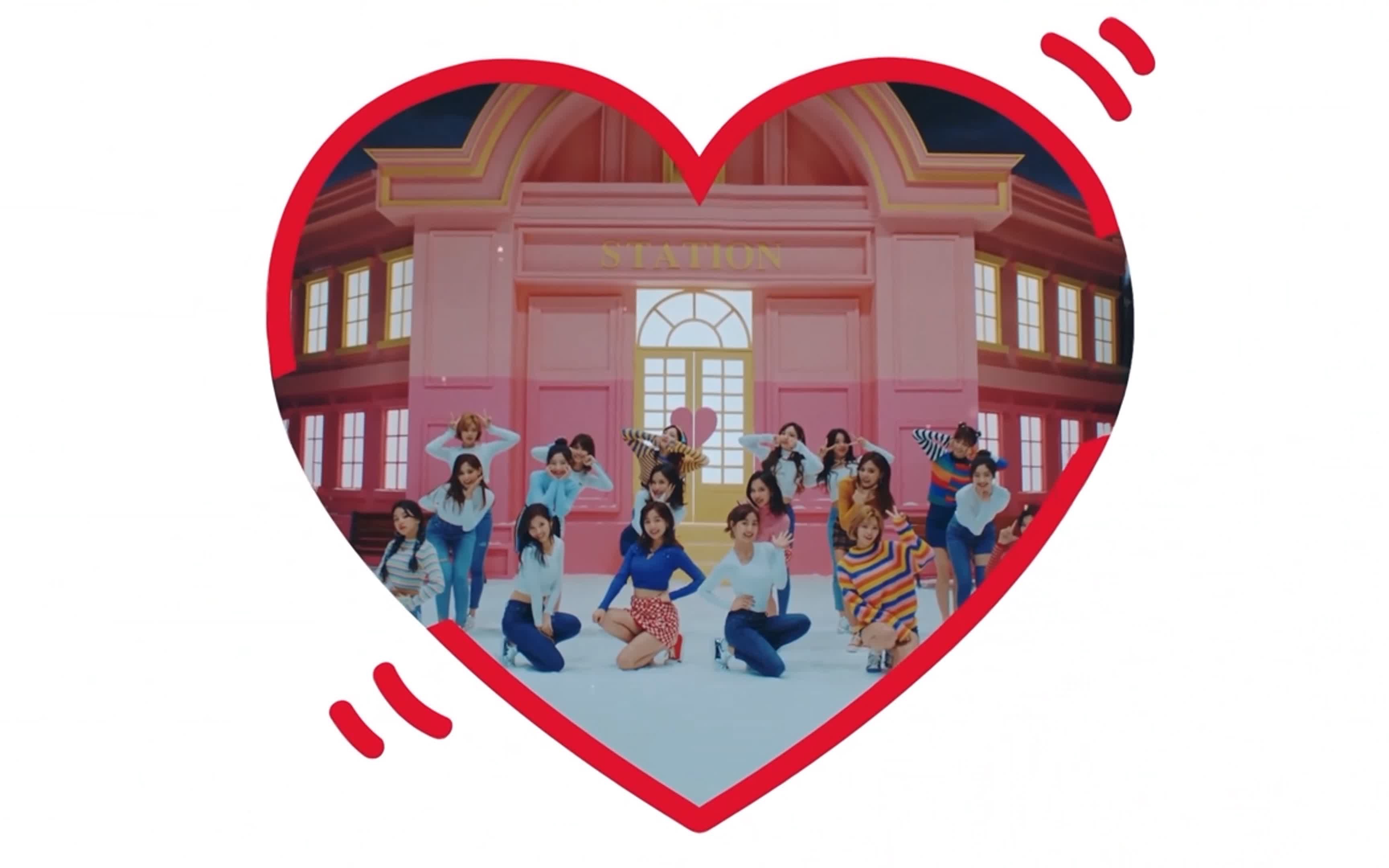【4k中字】twice-heart shaker mv