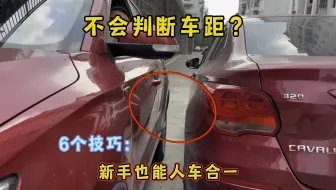 不会判断车距没有车感，6个开车技巧，新手轻松人车合一