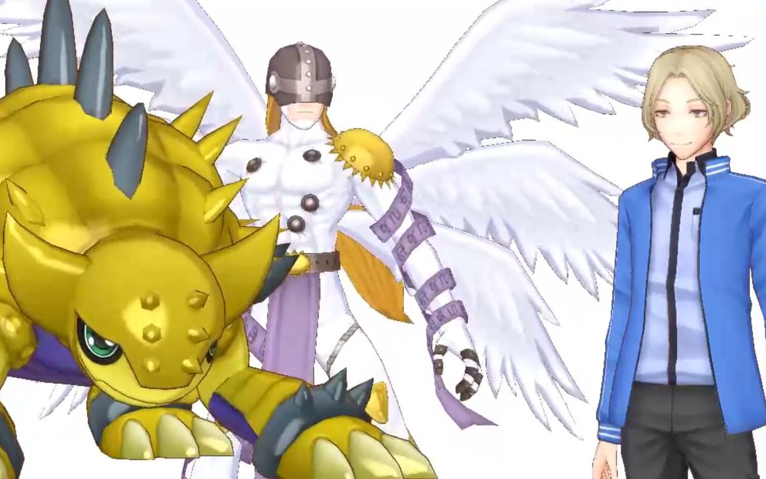 数码宝贝物语:骇客追忆 82 战甲兽与天使兽的强力合体