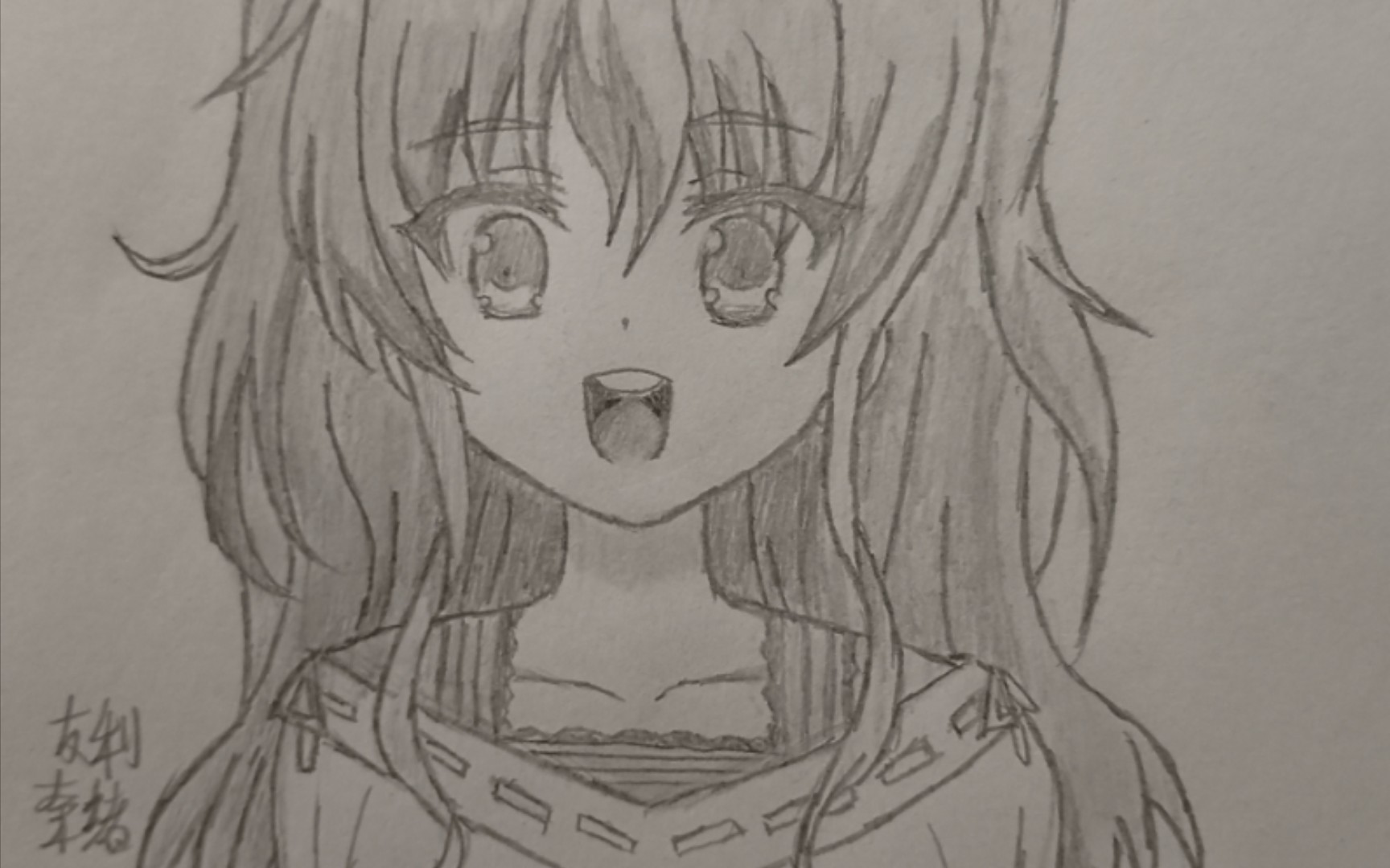 手绘友利奈绪(画的不好勿喷)