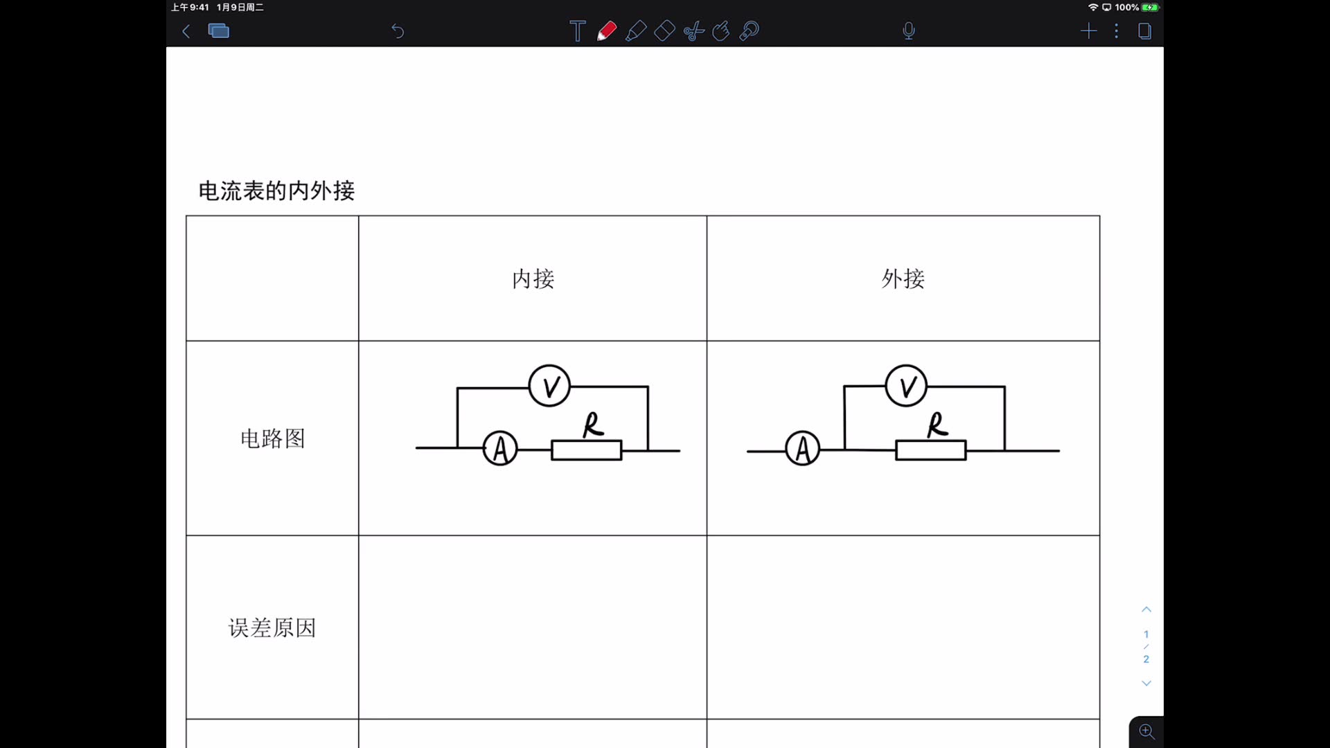 高中电流表的内外接哔哩哔哩bilibili