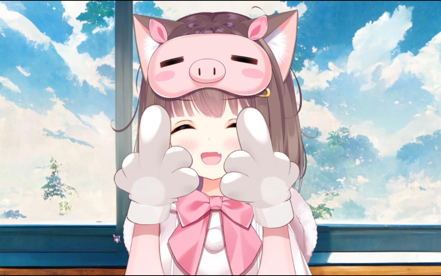 猪猪公主新长的两根猪蹄!