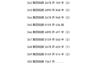 福彩3d期:四碼膽輕鬆預測,掌握技巧讓你中獎不是夢!