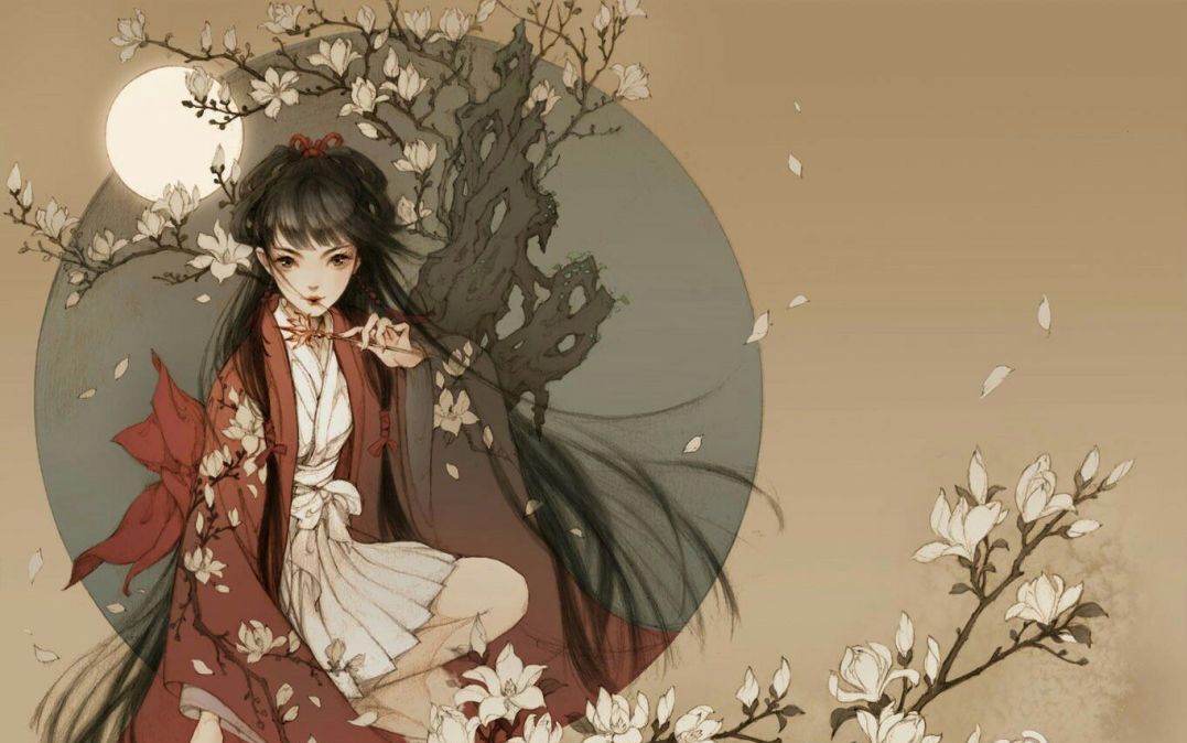 【古风拼贴】荼蘼,香雪,折一朵鬓边别, 最不舍眼底无邪.