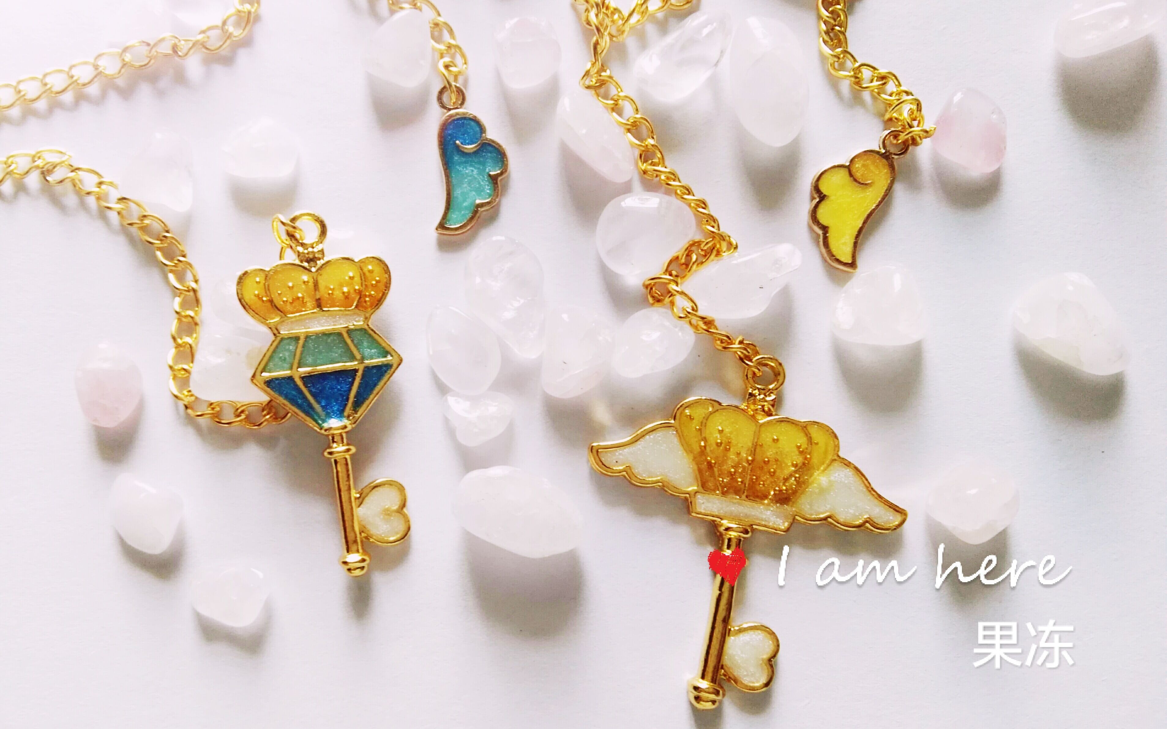 【果冻手作】uv胶皇冠小书签