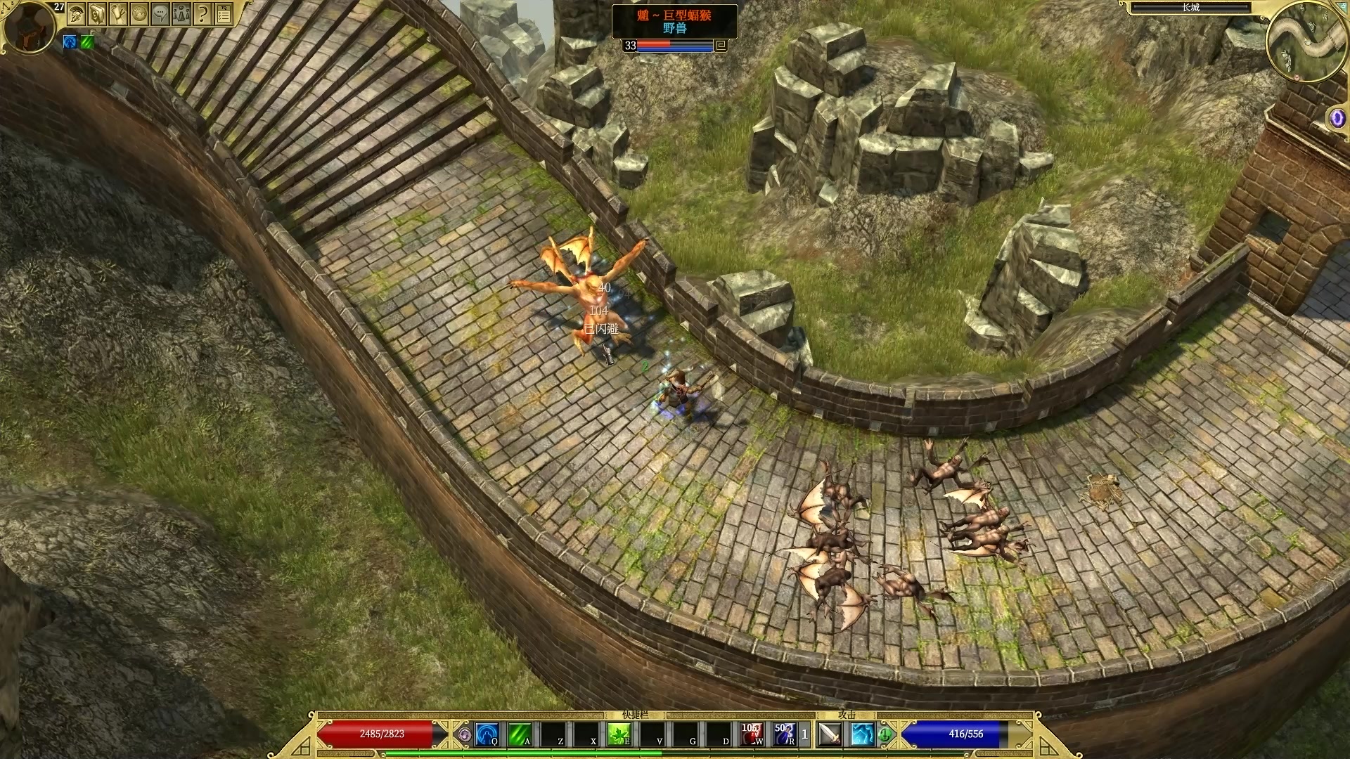 泰坦之旅祭司普通难度主线任务第三幕雪人和蝠猴