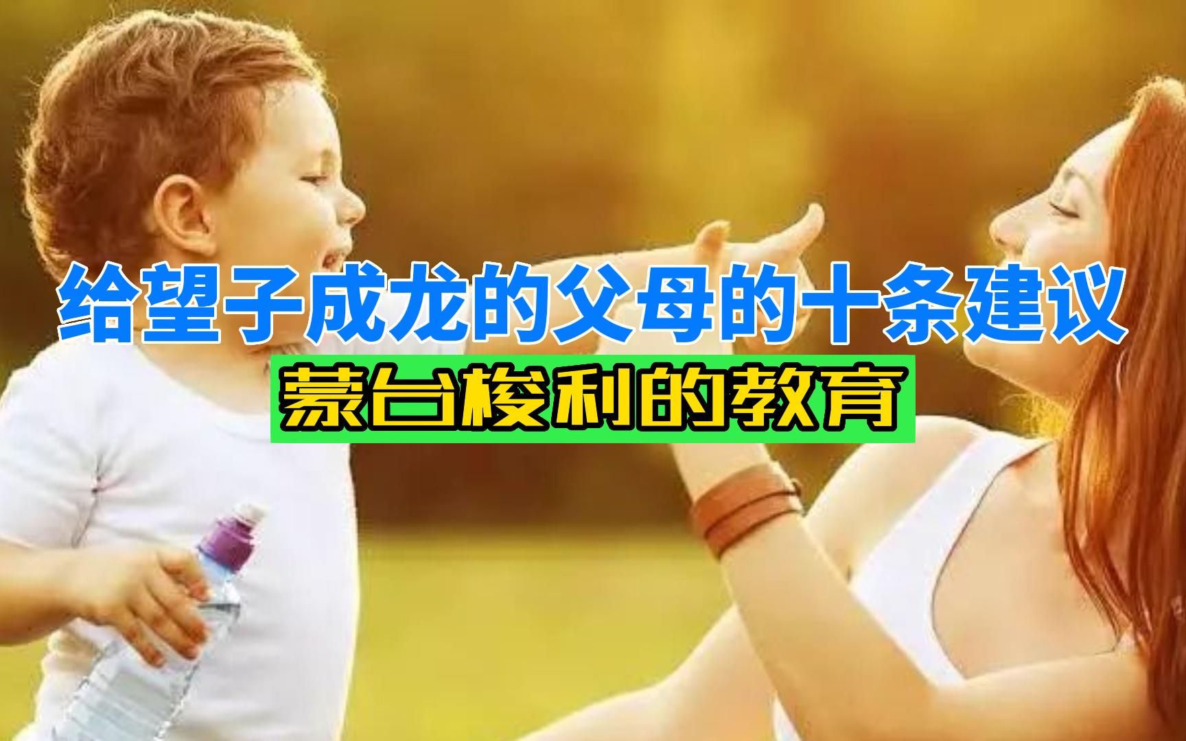 蒙台梭利的教育哔哩哔哩bilibili