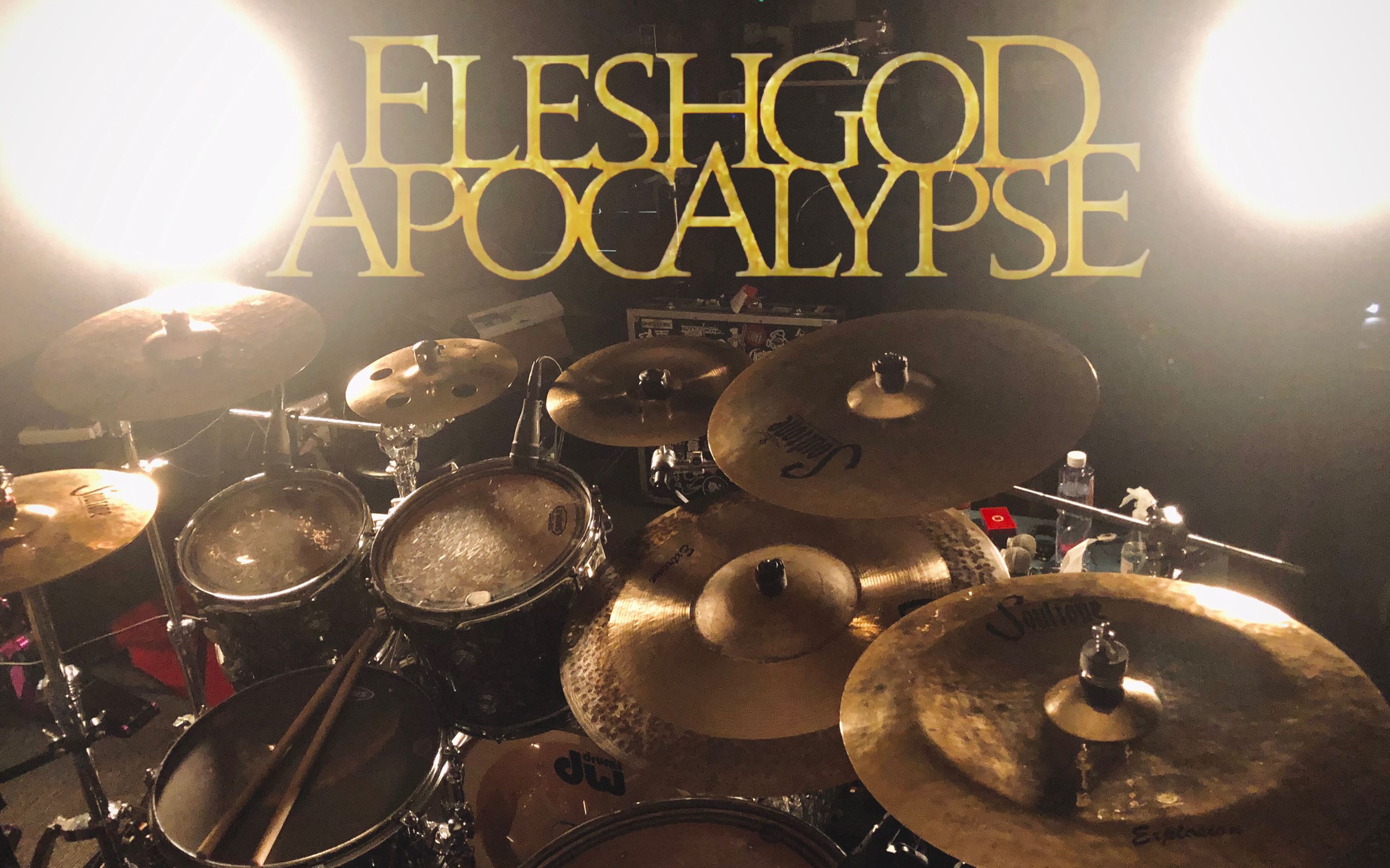 [图]【架子鼓演奏】270bpm双踩 肉神天启Fleshgod Apocalypse - The Violation (drum cover)