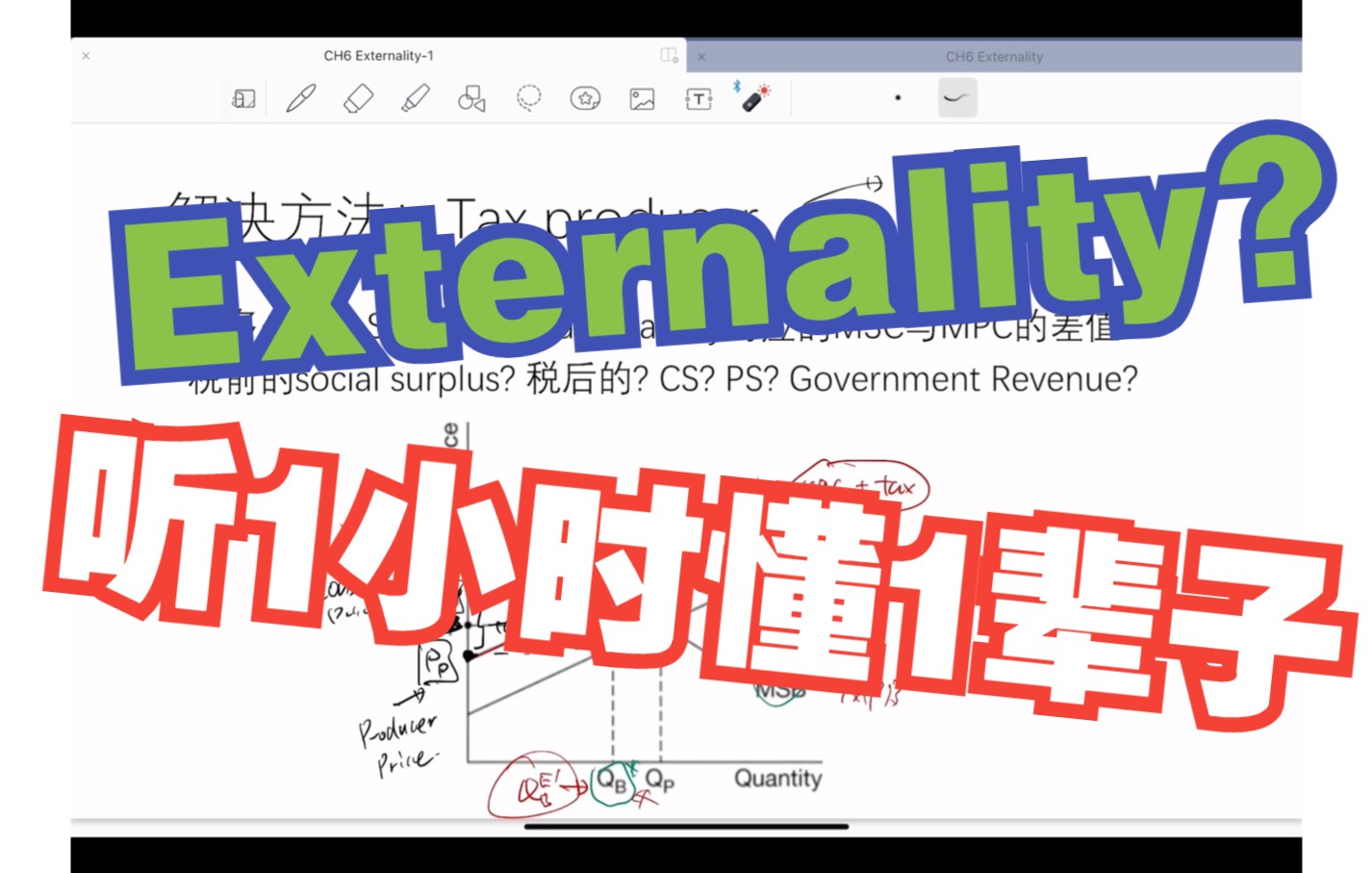 【AP微观全网最强冲刺Review】P4 CH6 Externality哔哩哔哩bilibili