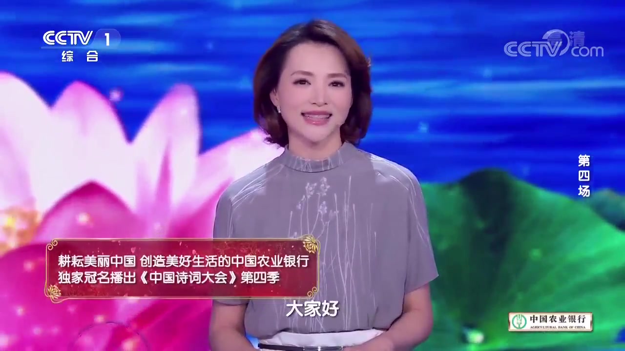 《中国诗词大会》第四季董卿开场词(10场)汇总_哔哩哔哩 (゜-゜)つロ