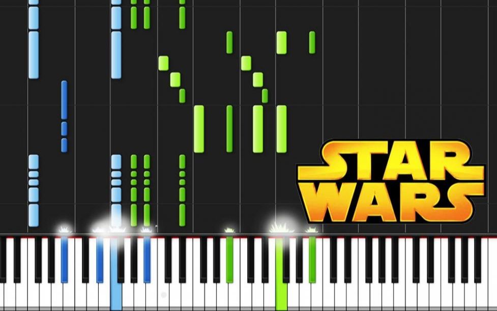 [图]【钢琴】 Star Wars Main Theme - John Williams 《星球大战》系列电影主题曲 钢琴版