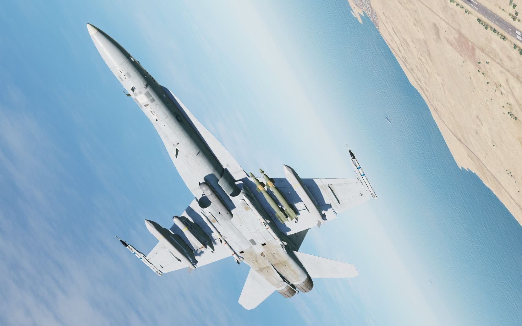 《dcs》你爷爷看了都会的f18c tgp瞄准吊舱教程