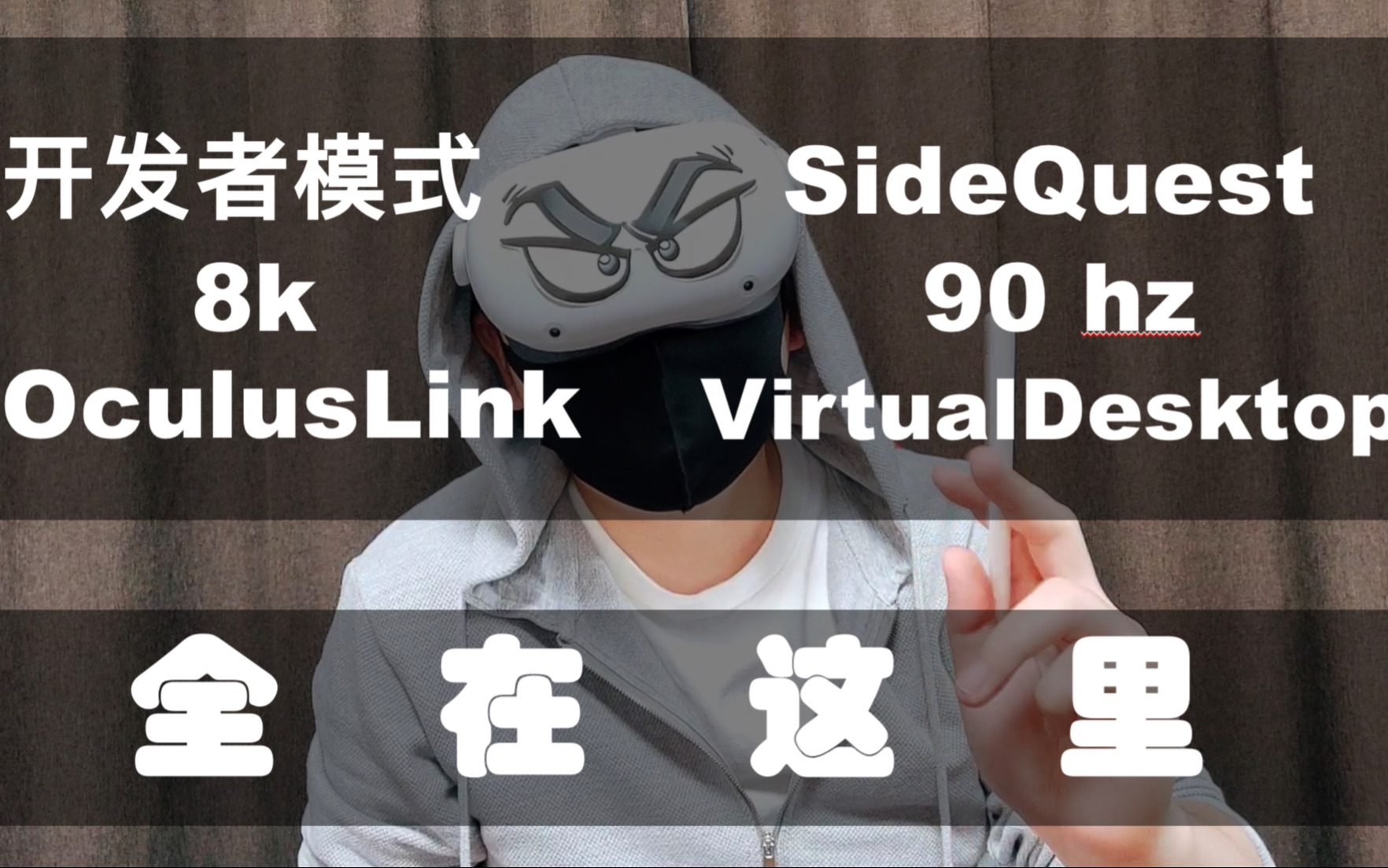 [图]【Oculus Quest 2】激活开发者模式和90hz,SideQuest以及OculusLink和VirtualDesktop的讲解教程,全在这里