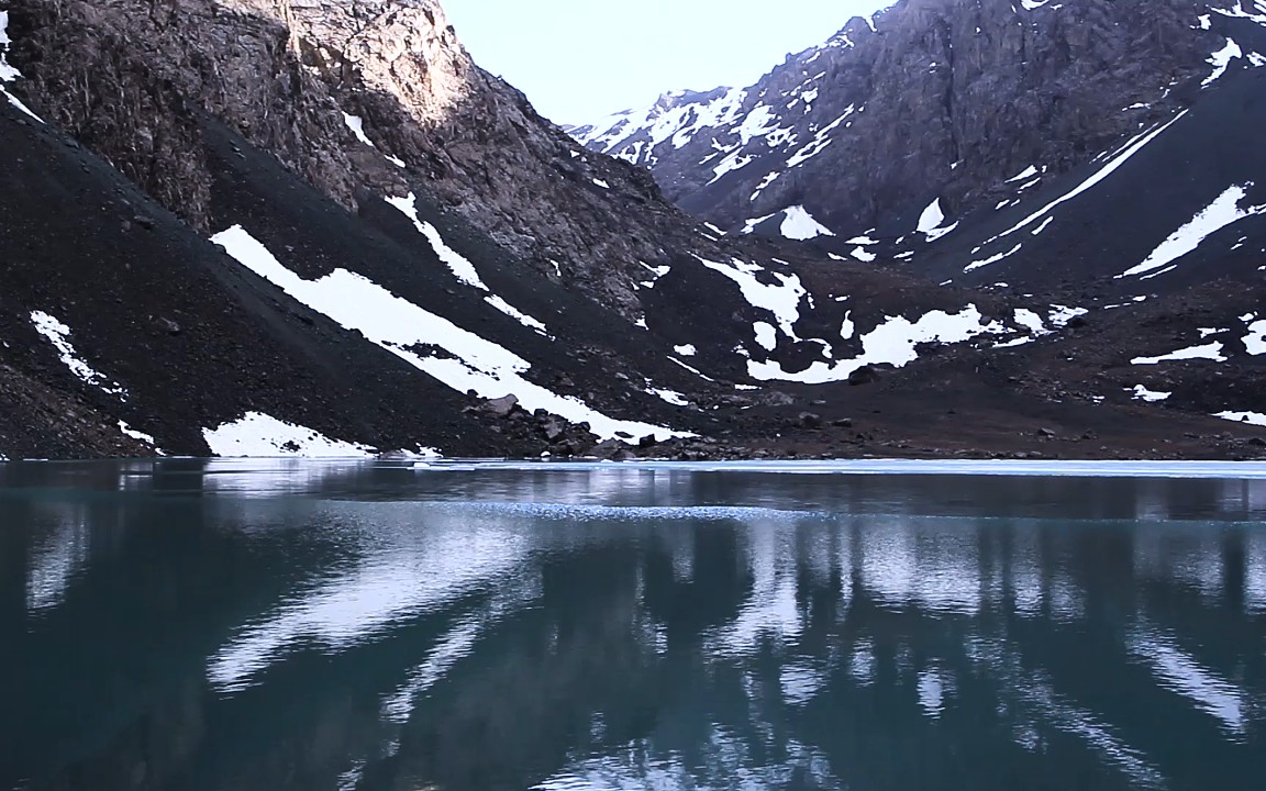 [图]天山冰川冰湖