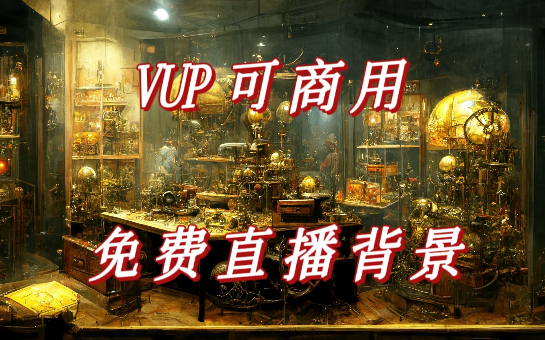 【不接任何稿了感谢支持】Vup可商用免费直播背景 AI低成本迎接美好新生活哔哩哔哩bilibili