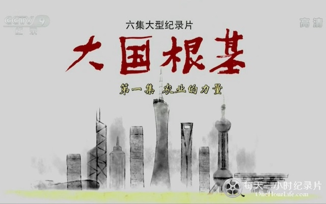 央视大型纪录片《大国根基 The Power of Agriculture》全6集 汉语中字 720P高清纪录片哔哩哔哩bilibili