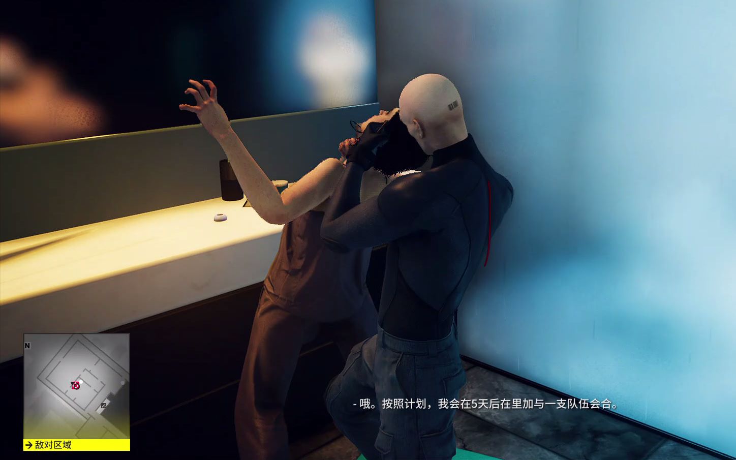 hitman2杀手2第一关夜之呼唤高画质60帧通关视频