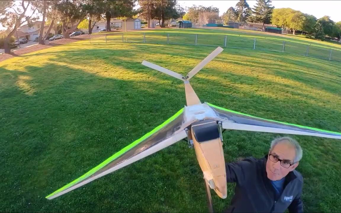 【搬】橡皮筋助力的扑翼机 ornithopter with insta360 go2