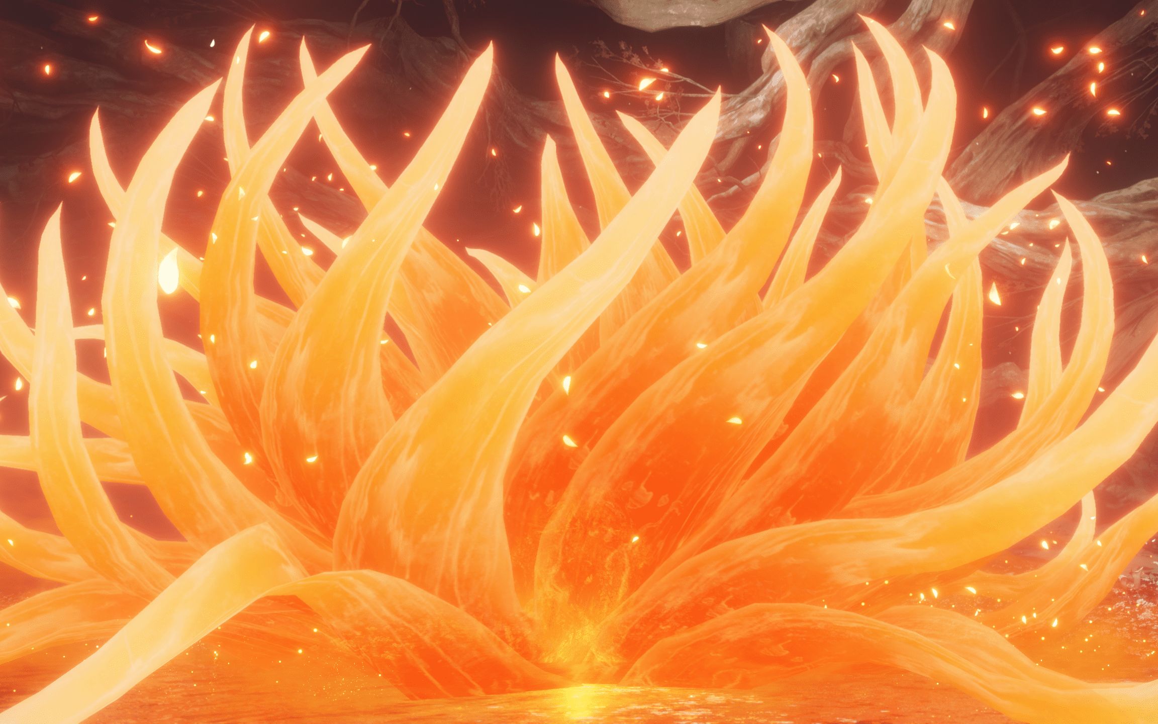 【艾尔登法环】瞬间绽放的彼岸花,祷告猩红的艾奥尼亚演示_哔哩