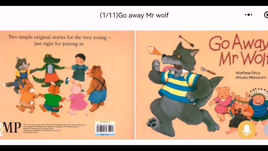 经典英文绘本 go away mr wolf