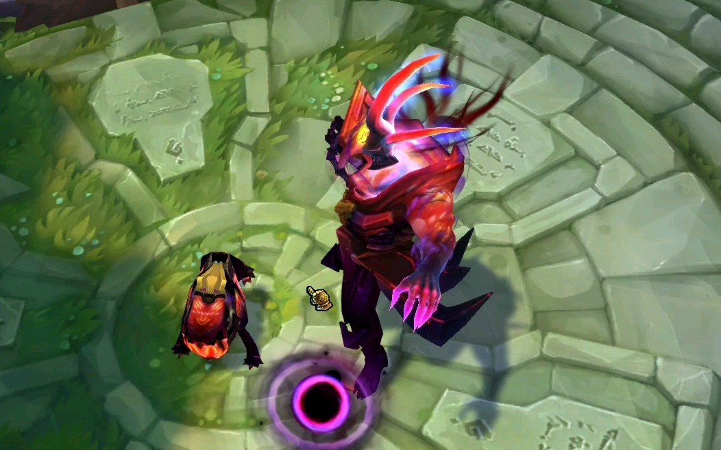 【英雄联盟】死兆星锤石可保持红色形态?_哔哩哔哩_bilibili