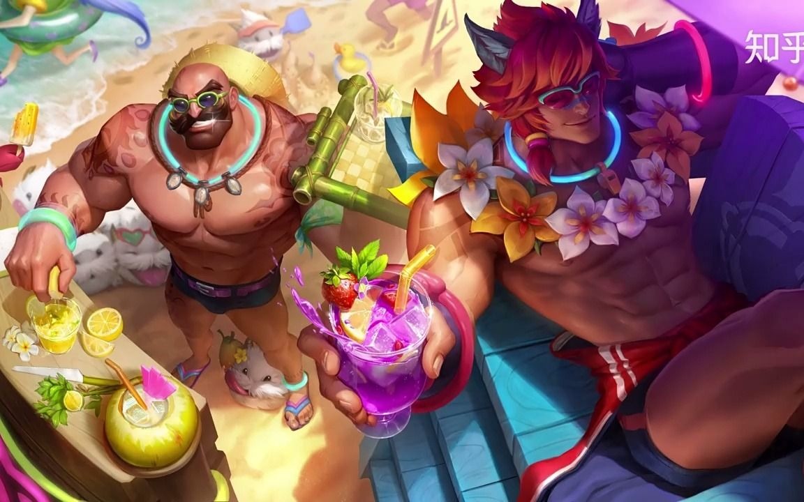 英雄联盟 泳池派对 布隆 皮肤预览-17369游戏