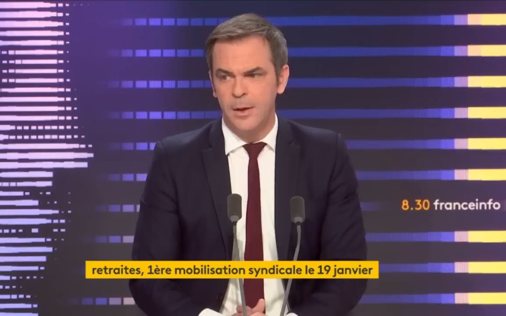 [图]【Oliver Véran】Il n'a pas peur de la mobilisation contre la réforme des retraites