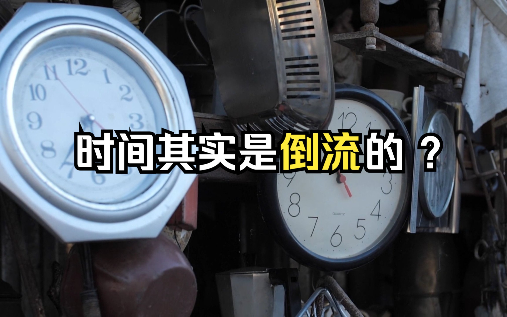 时间其实是倒流的?看完这个视频颠覆你的认知哔哩哔哩bilibili