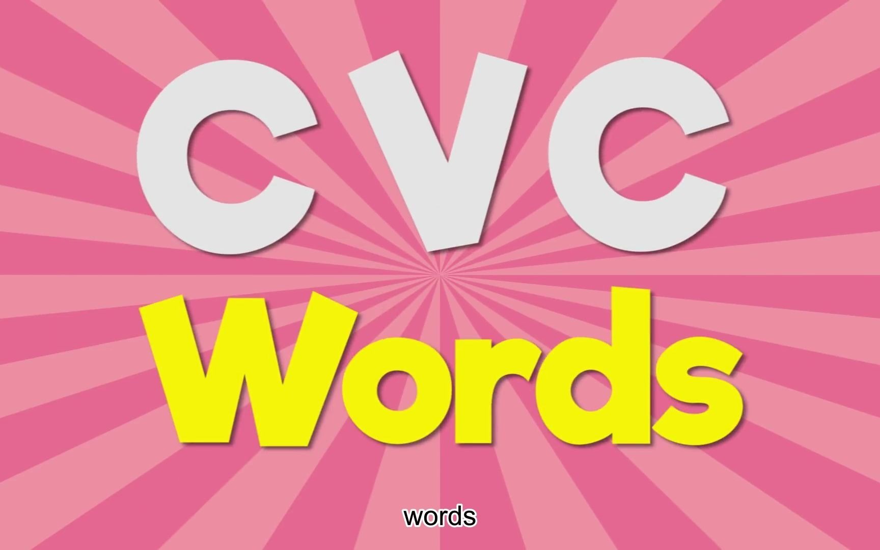 [图]【英语学习CVC单词】自然拼读CVC Words _ Letter i _ Consonant Vowel Consonant _ Phonics Song