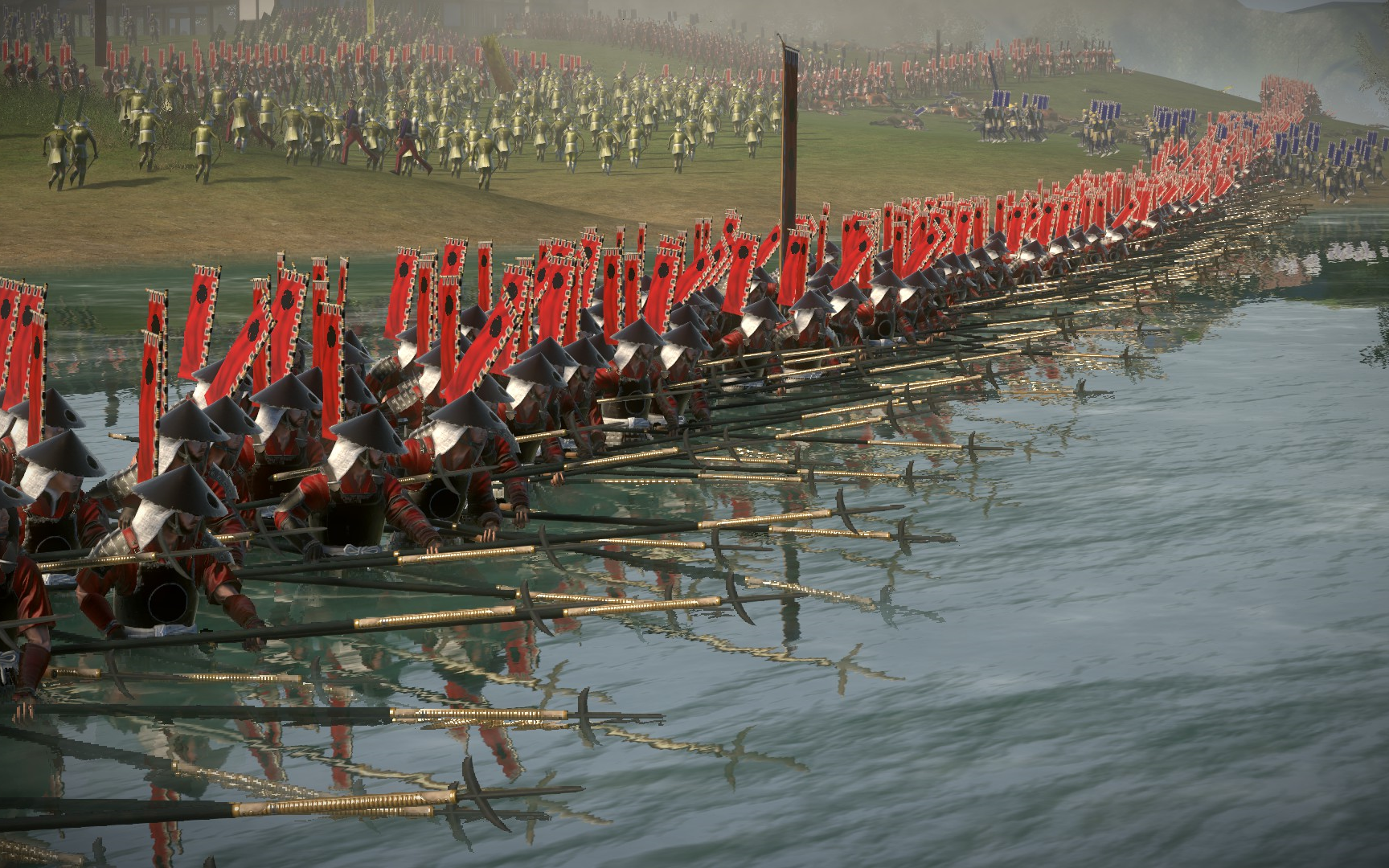 幕府将军2全面战争你是没见过足轻大阵是吧