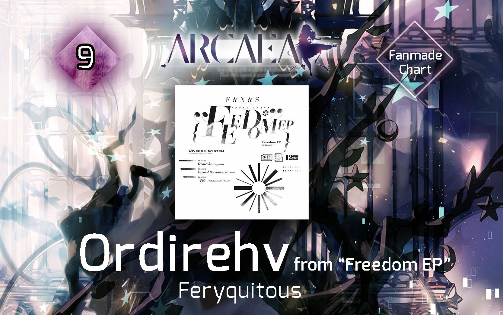 [图]【Arcaea自制】Ordirehv (from "Freedom EP") - Feryquitous FTR 9 谱面预览