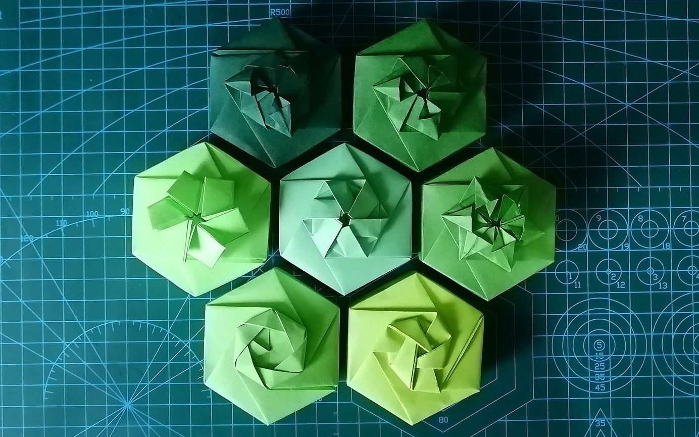 【折纸】7款六边形纸盒,你pick哪一款?