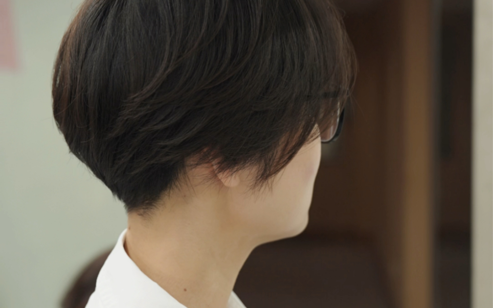 短发分享93细软发99精致侧颜(吹干即可)9995