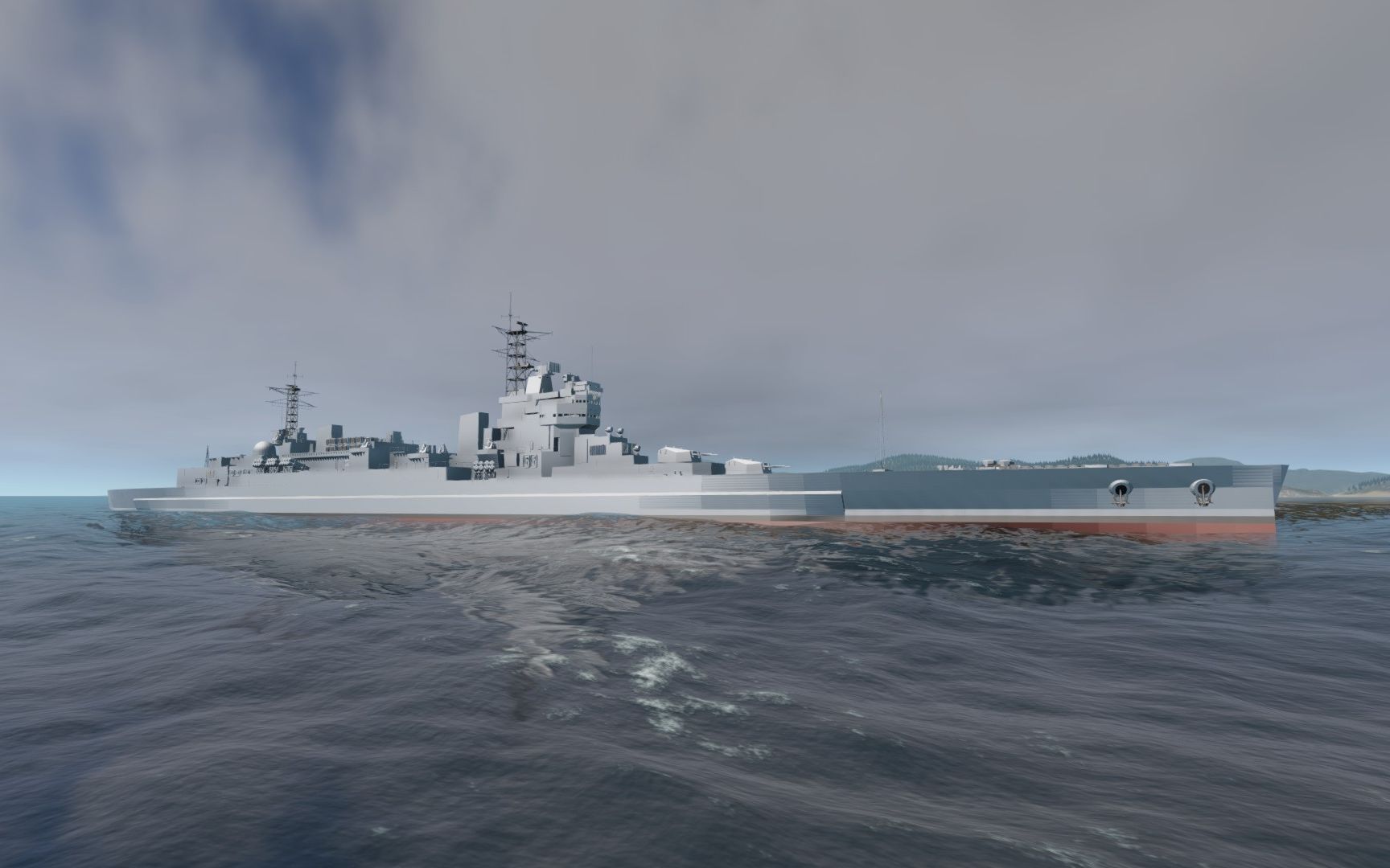 【navalart】观舰&混剪之英系死兆星号导弹战列巡洋舰