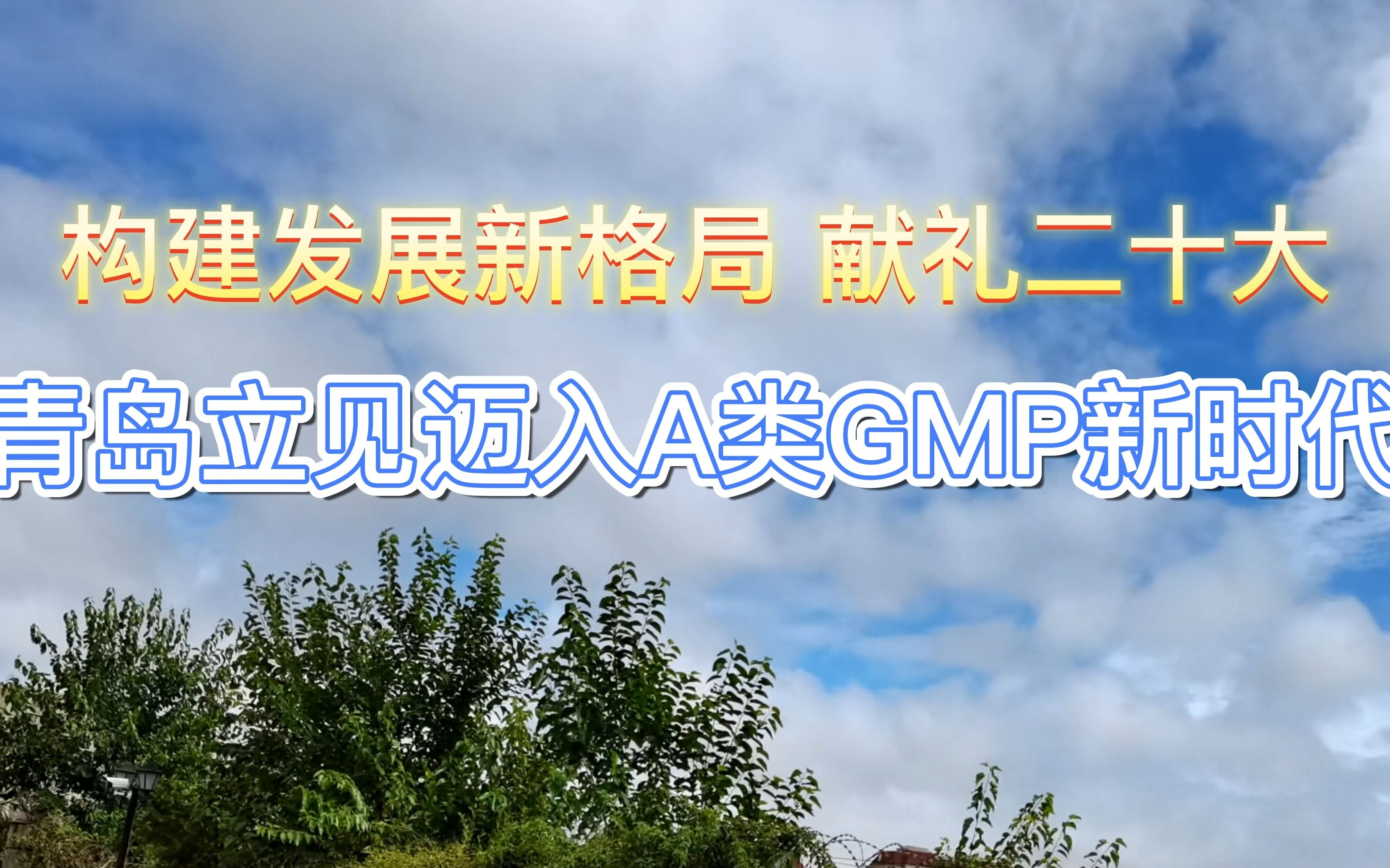 构建发展新格局 献礼二十大青岛立见迈入A类GMP新时代哔哩哔哩bilibili