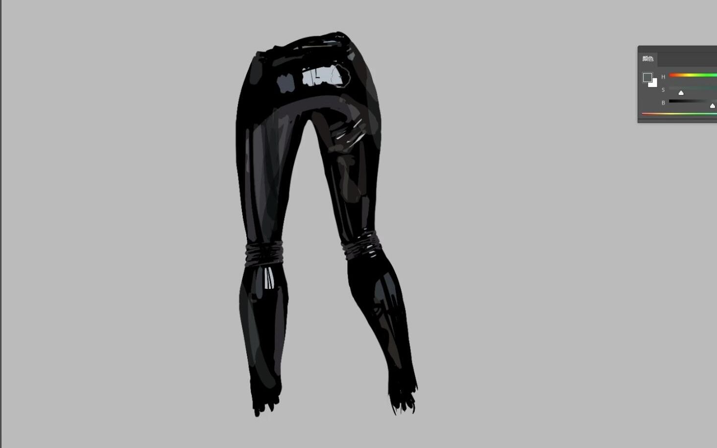 画一个【皮裤】