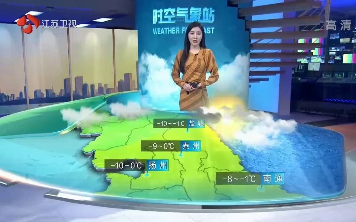 [图]江苏卫视[江苏新时空]时空气象站 20210107