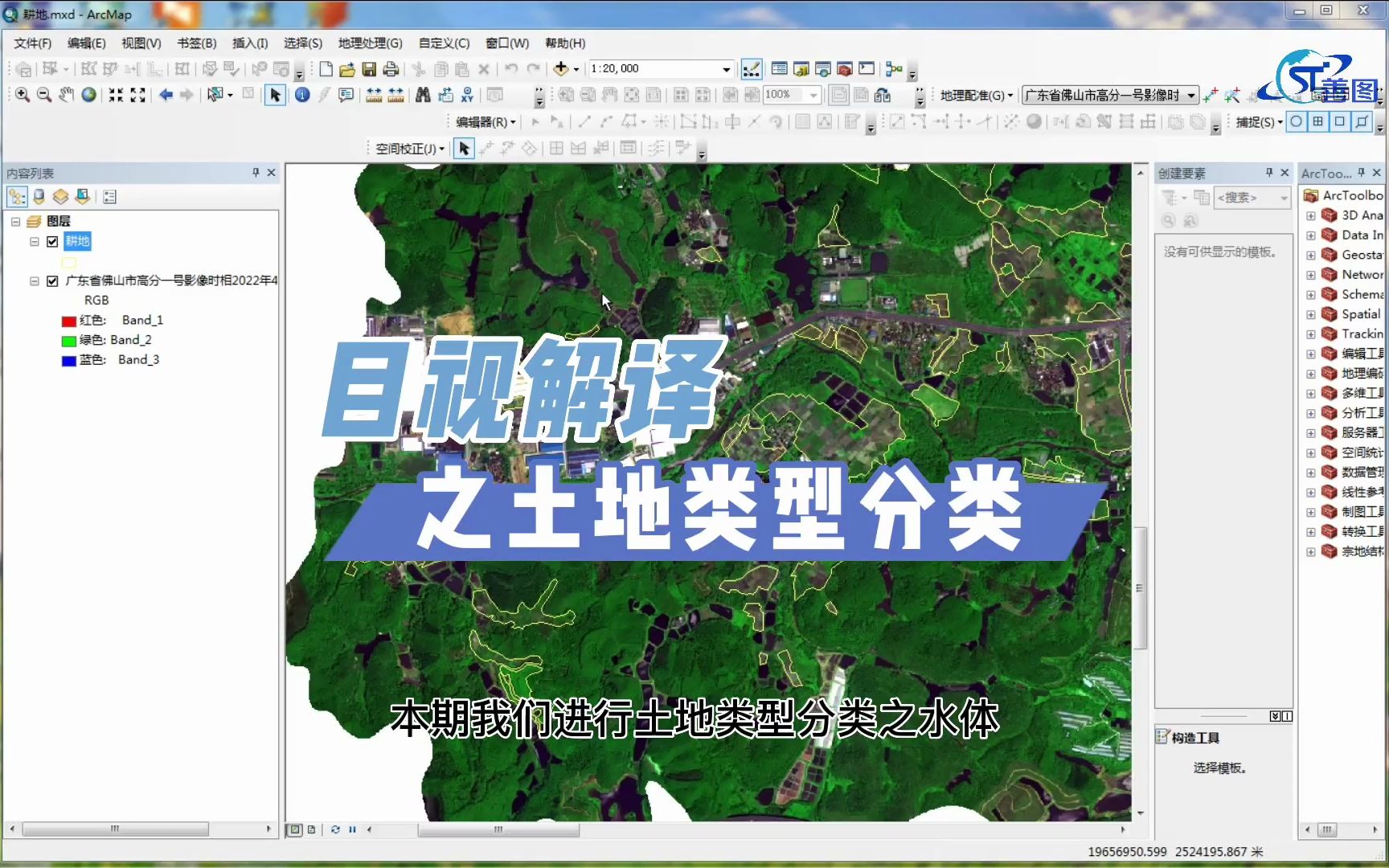 目视解译土地类型分类(一)哔哩哔哩bilibili