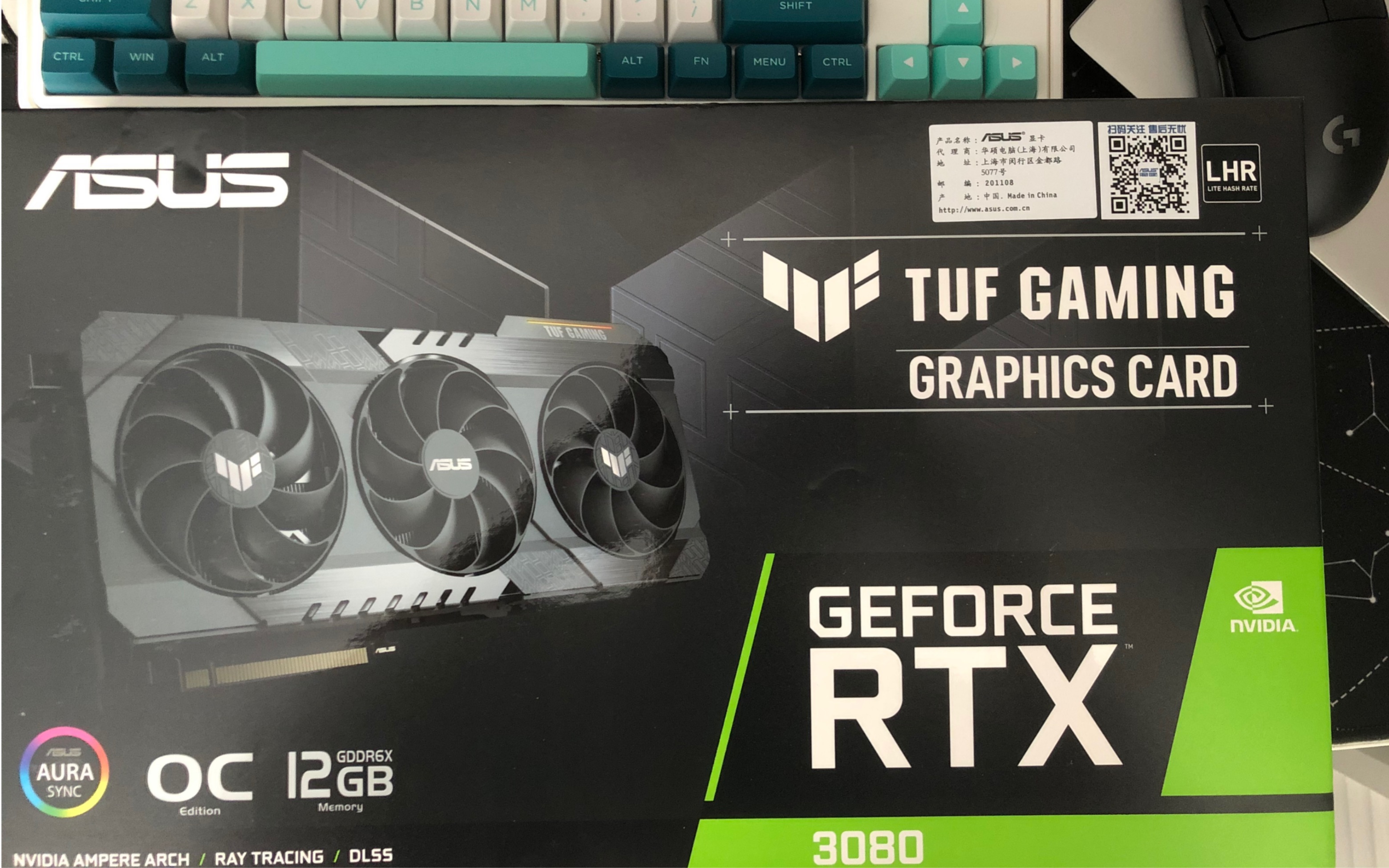 华硕tuf3080o12g京东自营旗舰店安全下山出产日期1月份单烤10分钟稳定