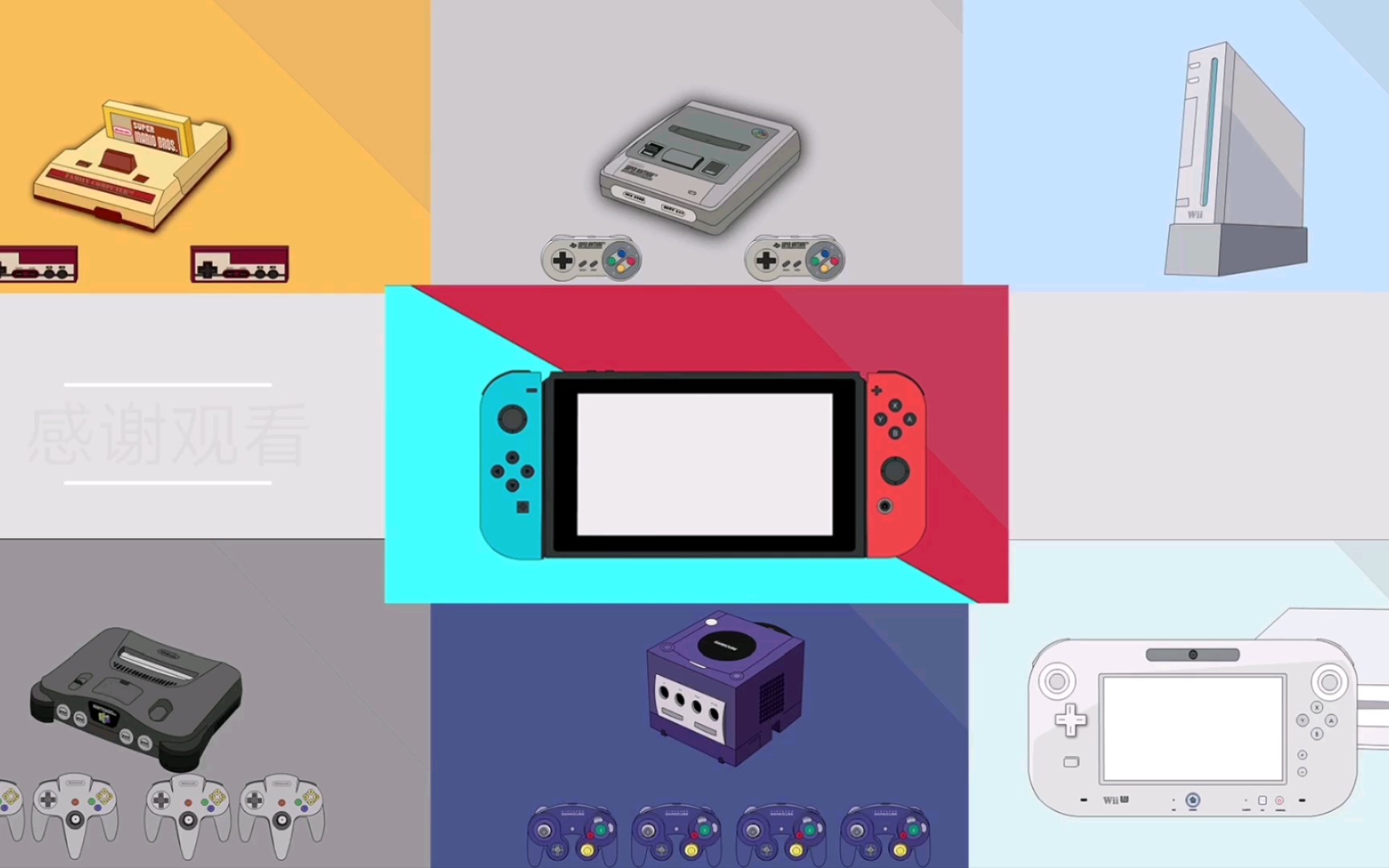 任天堂游戏主机进化史动画