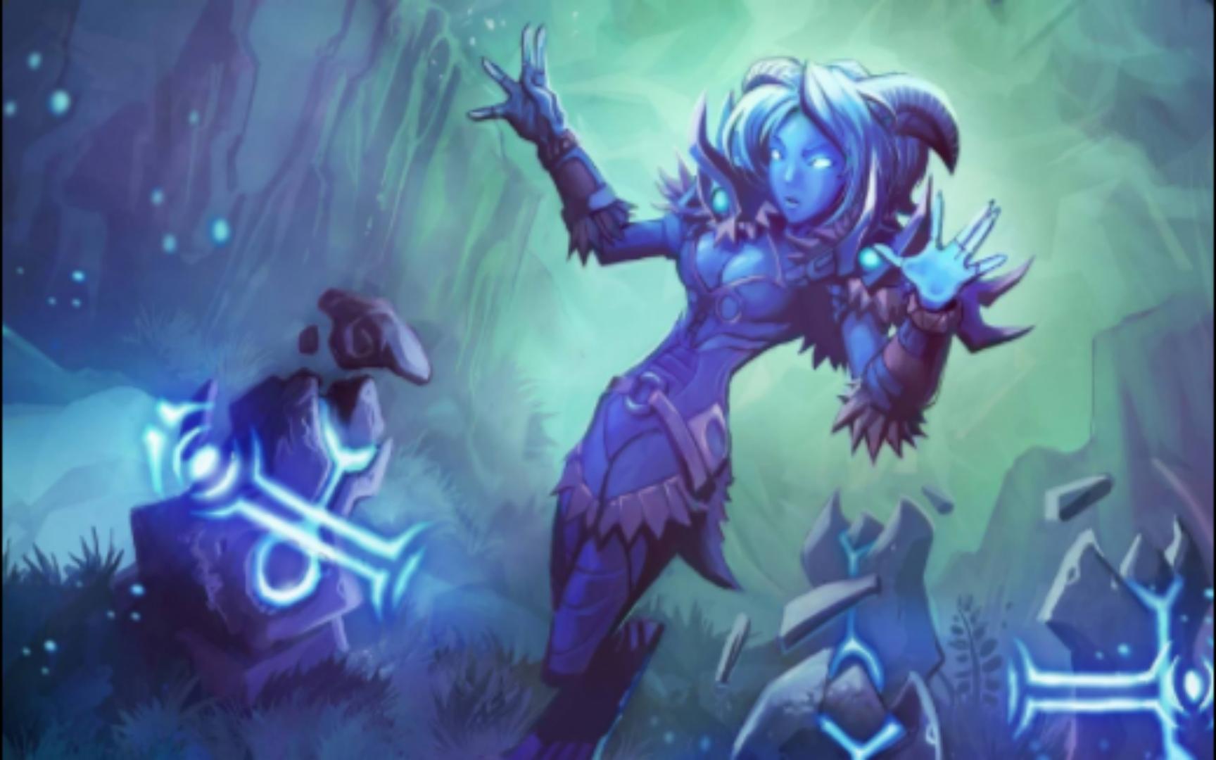 炉石传说萨满职业ns至今卡牌(橙-白)预览