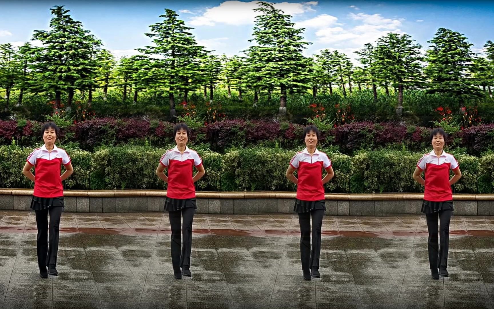 梦之队快乐之舞健身操第18套自由运动 田艳萍学跳演示