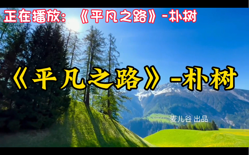 《平凡之路》朴树,超好听90后华语经典歌曲合集,音乐推荐哔哩哔哩bilibili