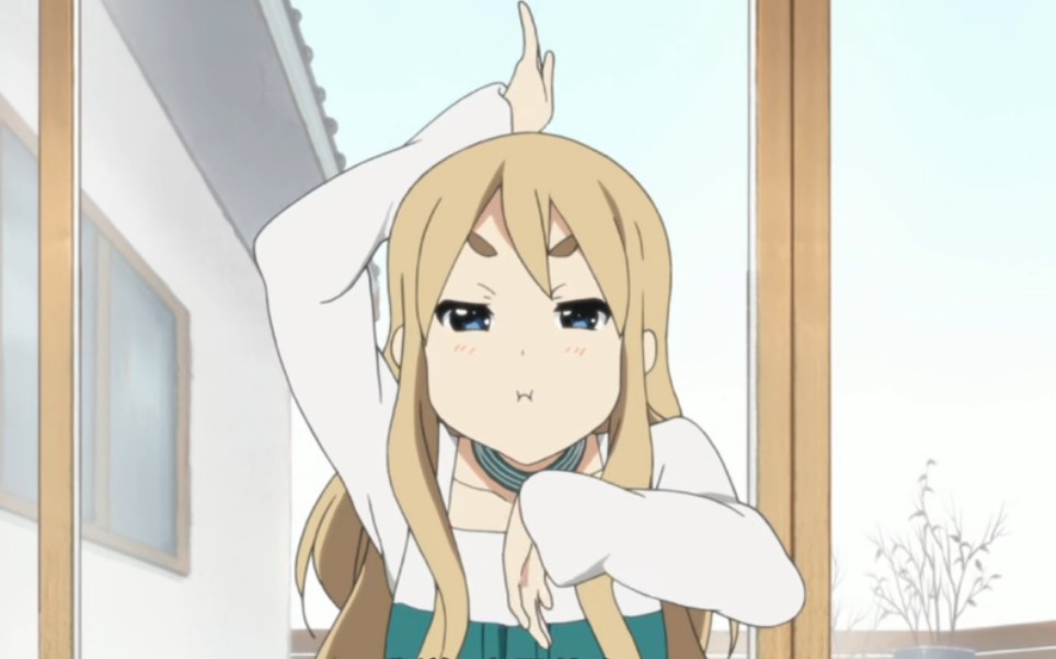 《轻音少女》这里是紬壮壮的主场,可爱的翻车鱼(嘿嘿)_哔哩哔哩_bili